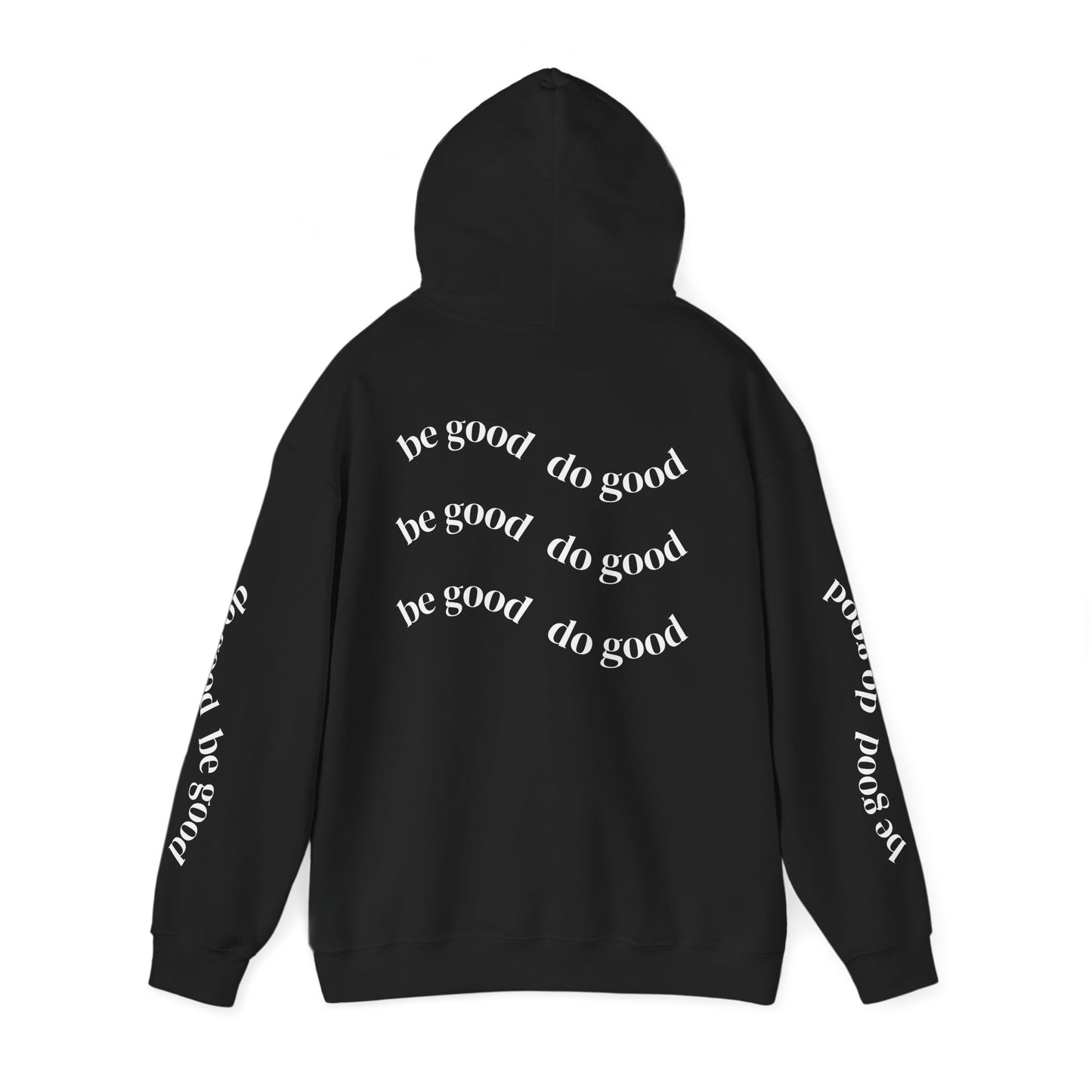 Sweat à capuche avec citation