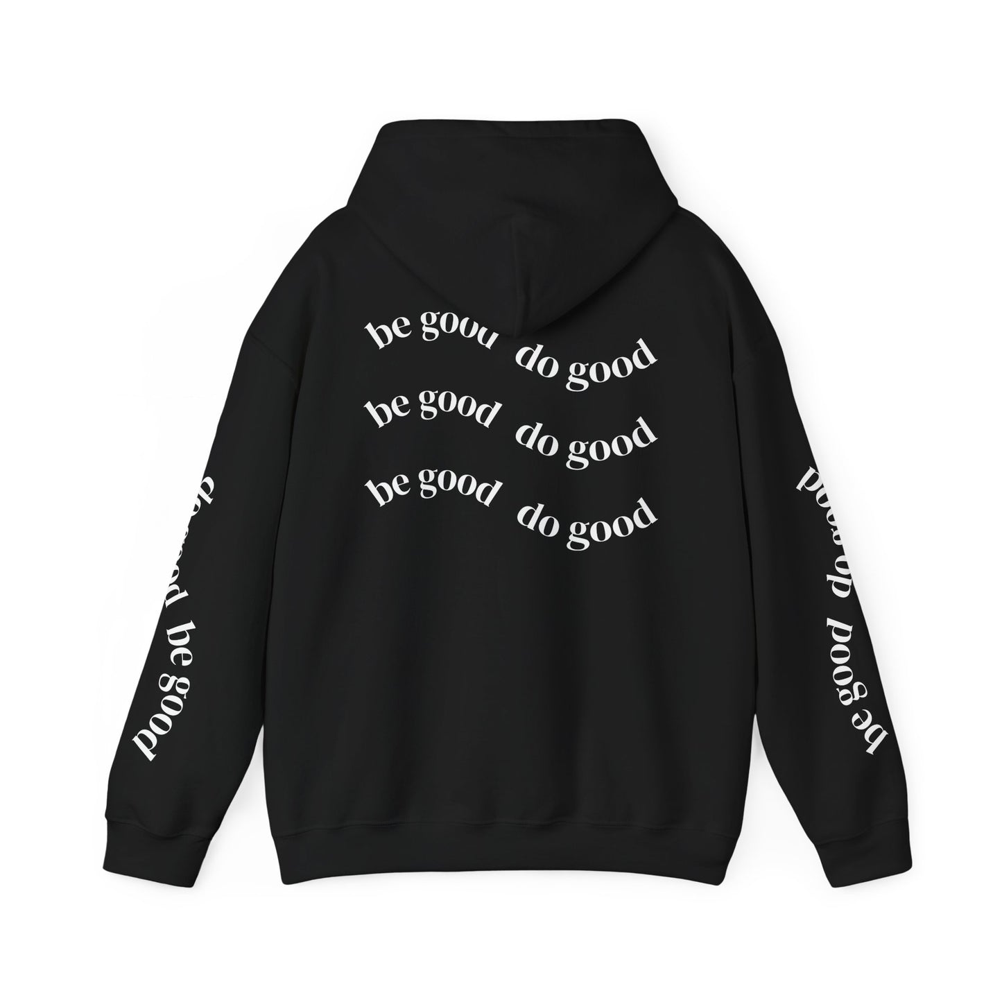 Sweat à capuche avec citation