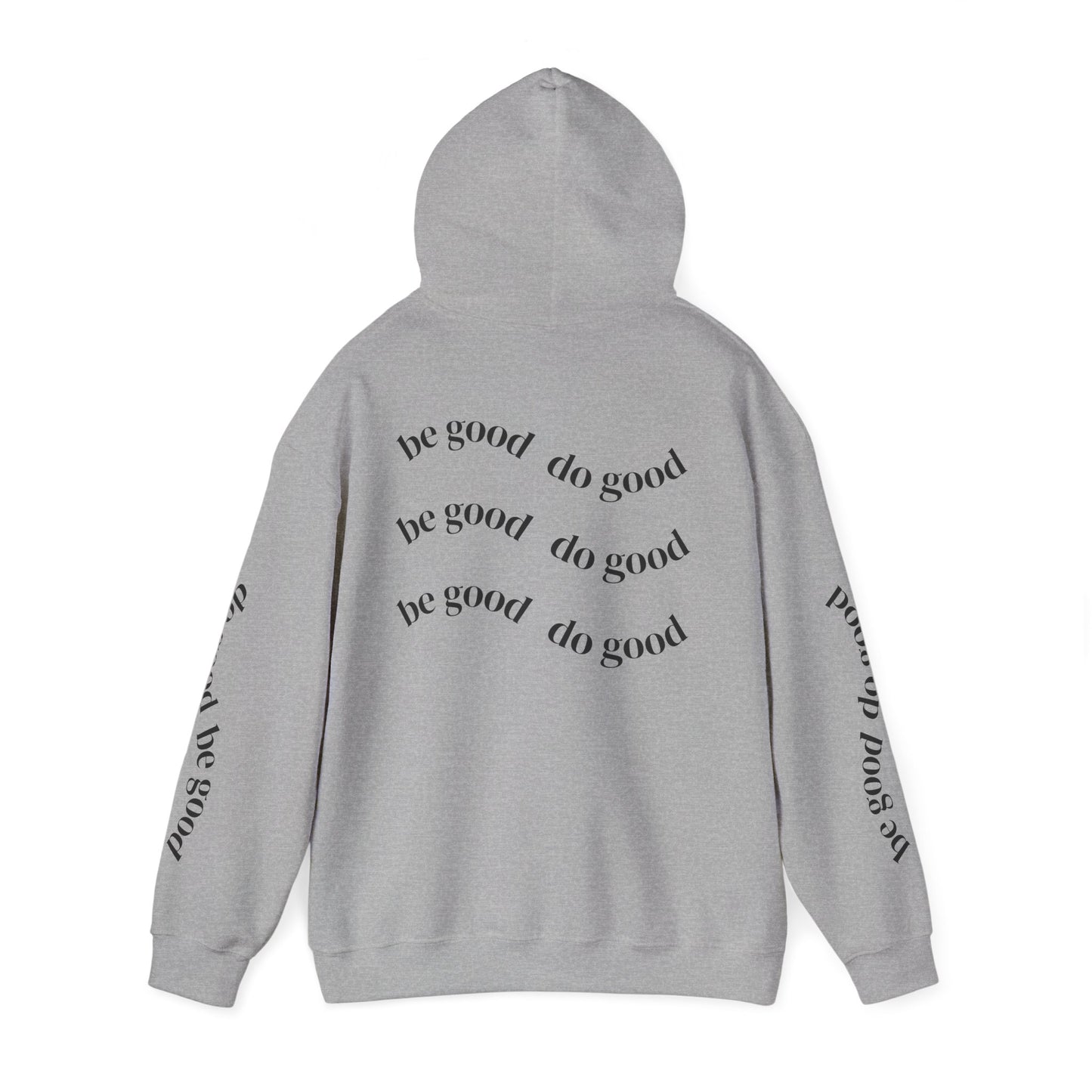 Sweat à capuche avec citation