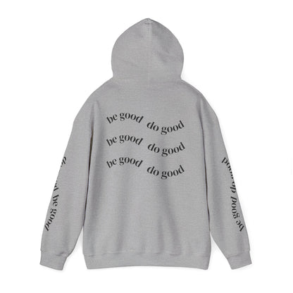 Sweat à capuche avec citation