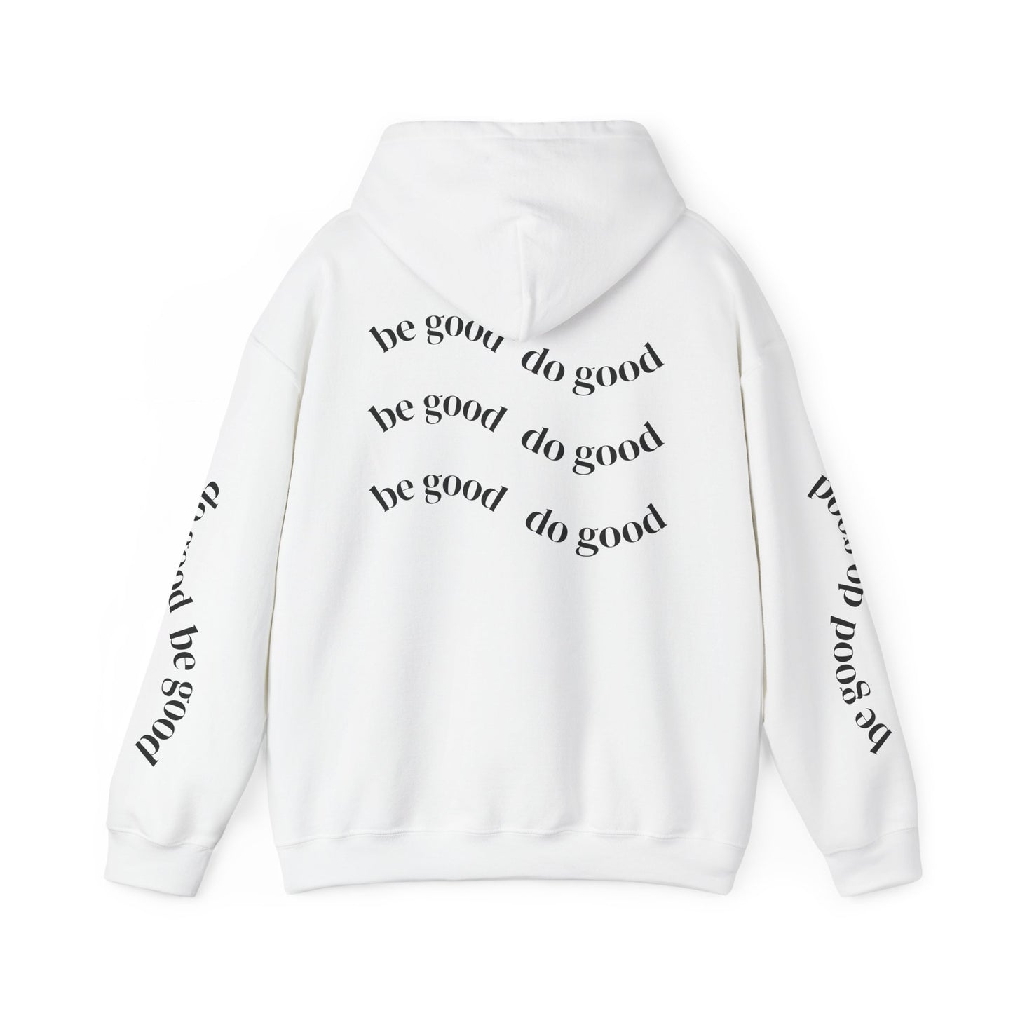 Sweat à capuche avec citation