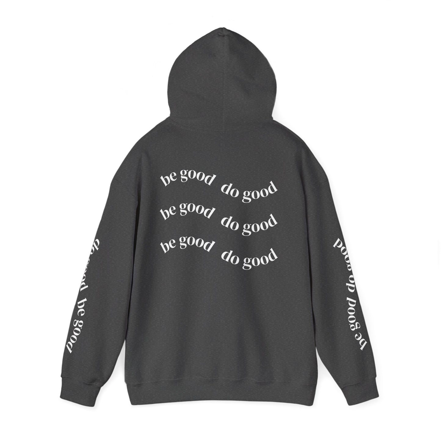 Sweat à capuche avec citation