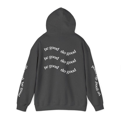 Sweat à capuche avec citation