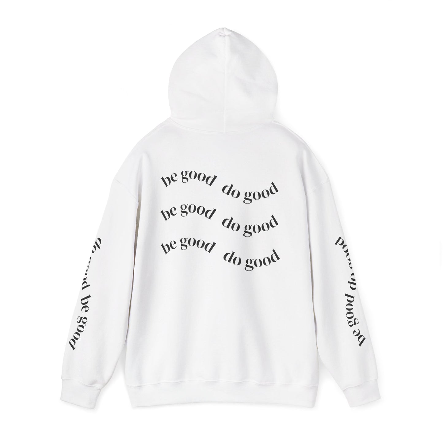 Sweat à capuche avec citation