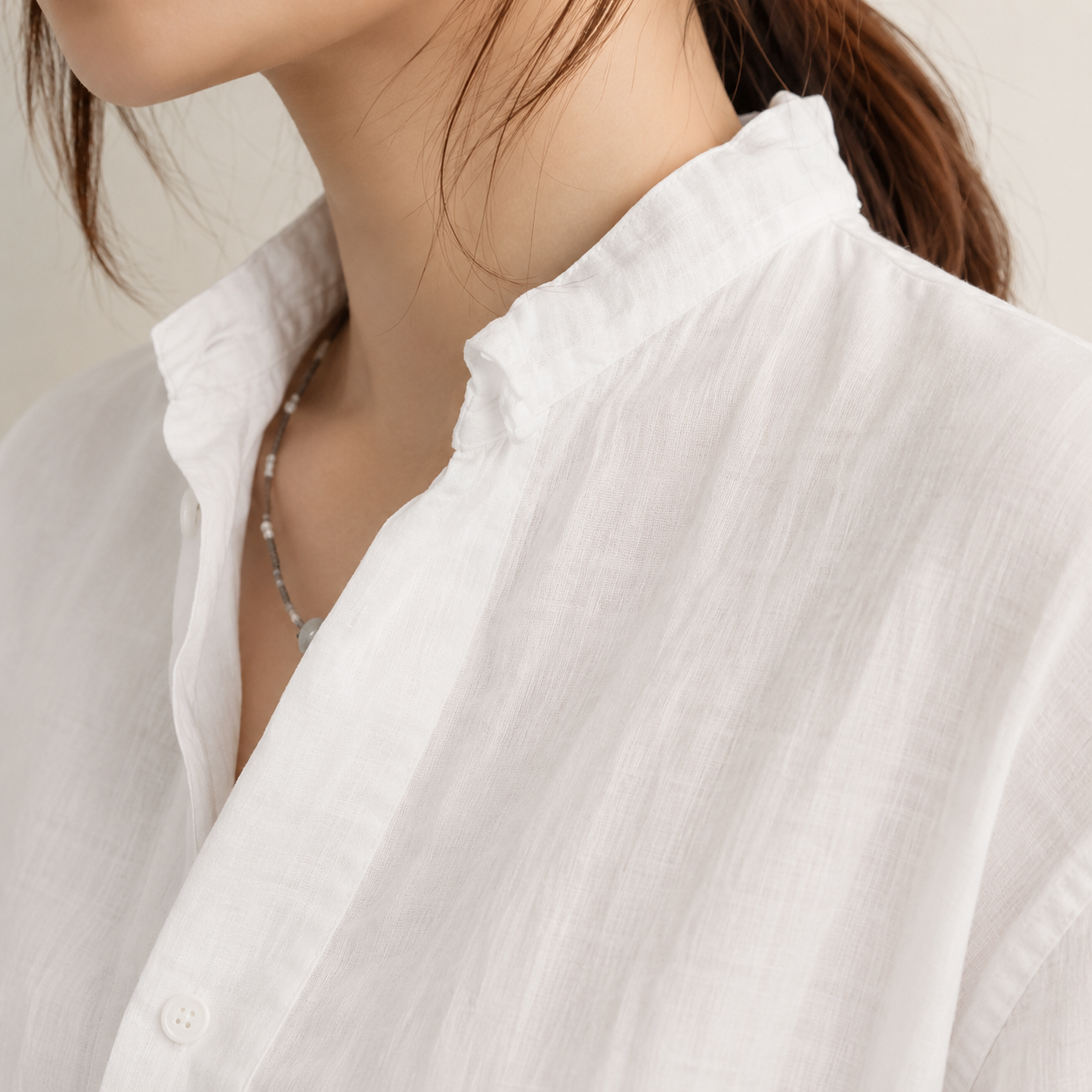 Chemise légère coton et lin