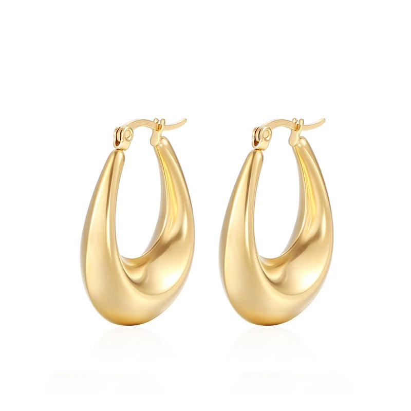 Boucles d'oreilles à forme U