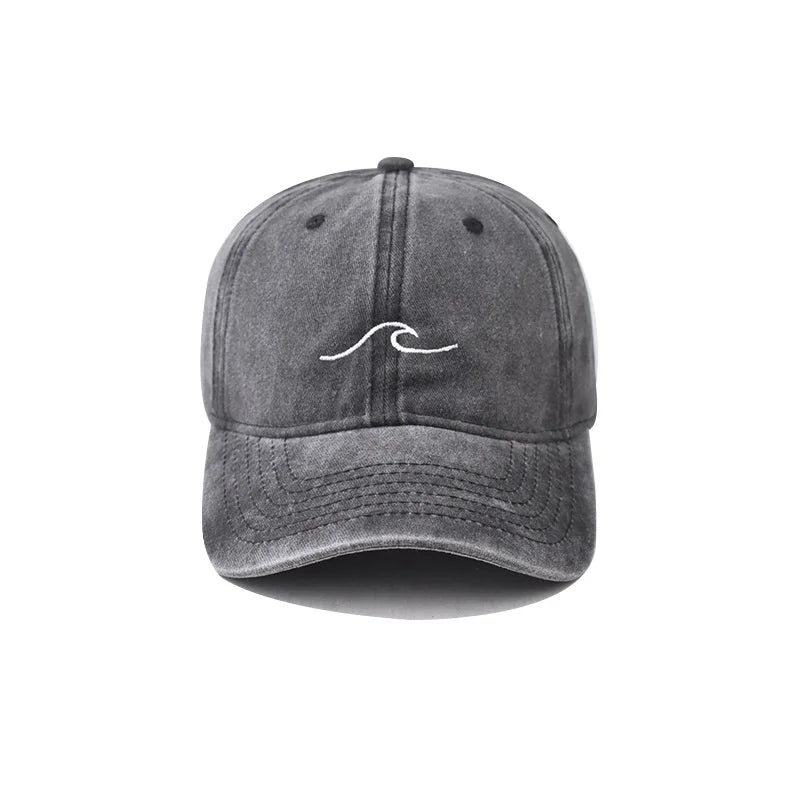 Casquette à motifs vagues