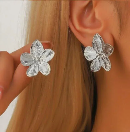 Boucles d'oreilles fleuries