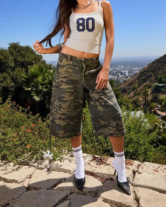 Djorts cargo à lacets