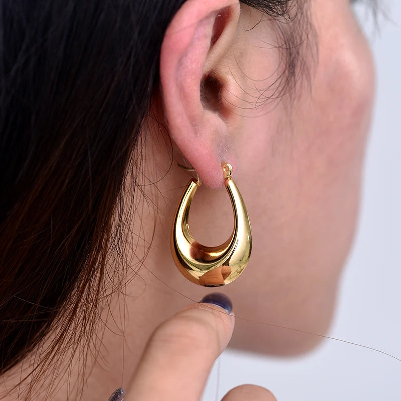 Boucles d'oreilles à forme U