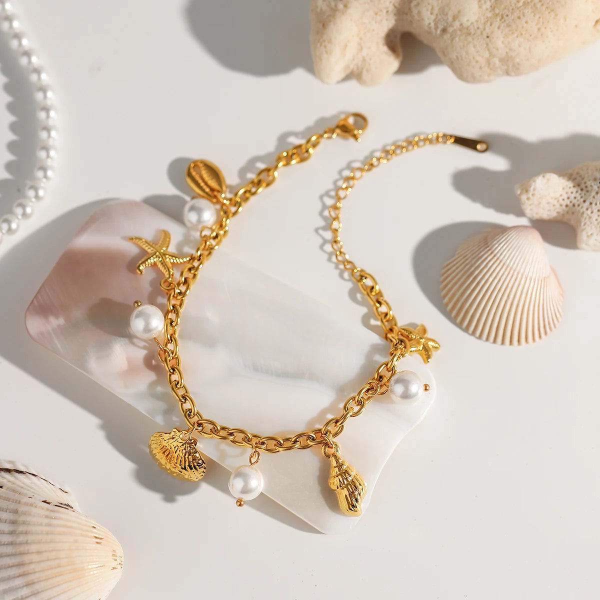 Bracelet à breloques plage