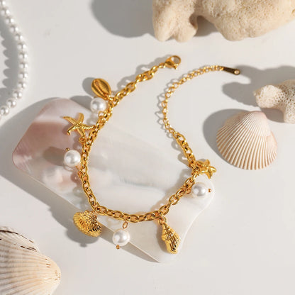 Bracelet à breloques plage