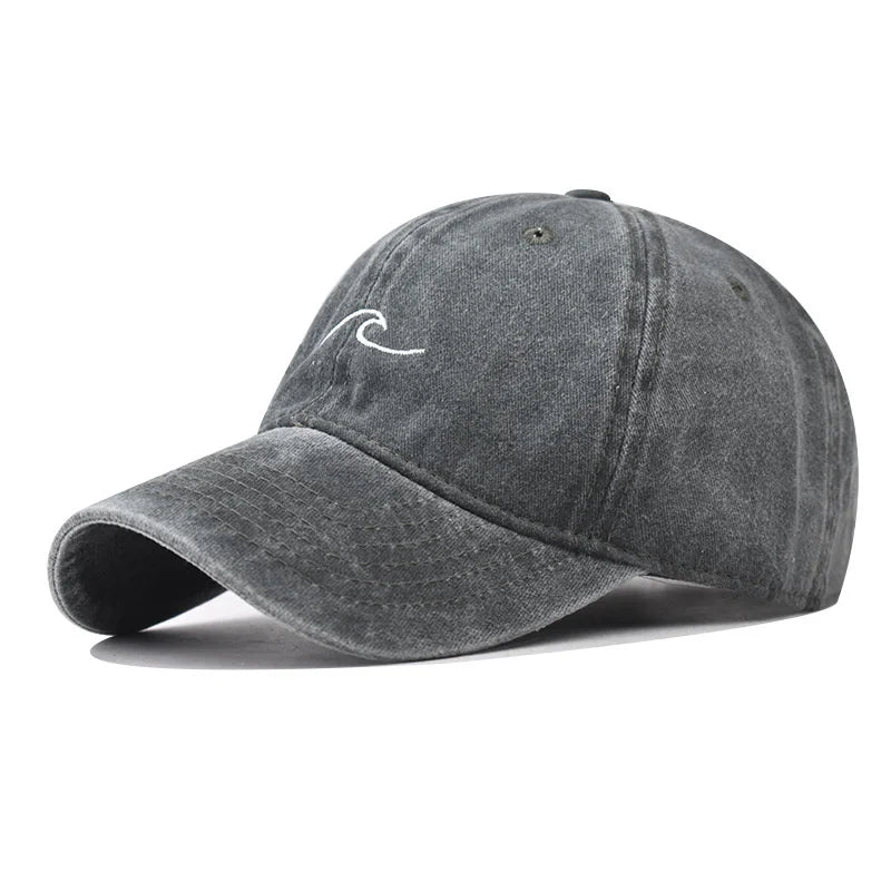 Casquette à motifs vagues