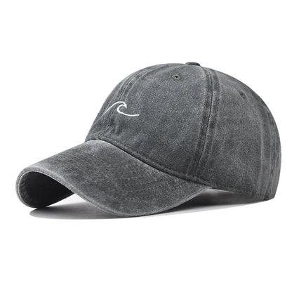 Casquette à motifs vagues