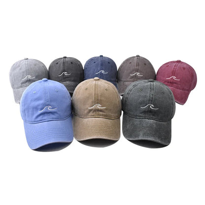 Casquette à motifs vagues