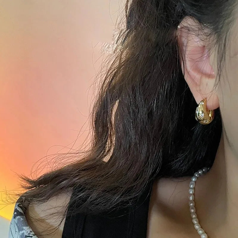Boucles d'oreilles anneau étoilées
