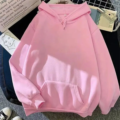 Sweat à capuche simple uni