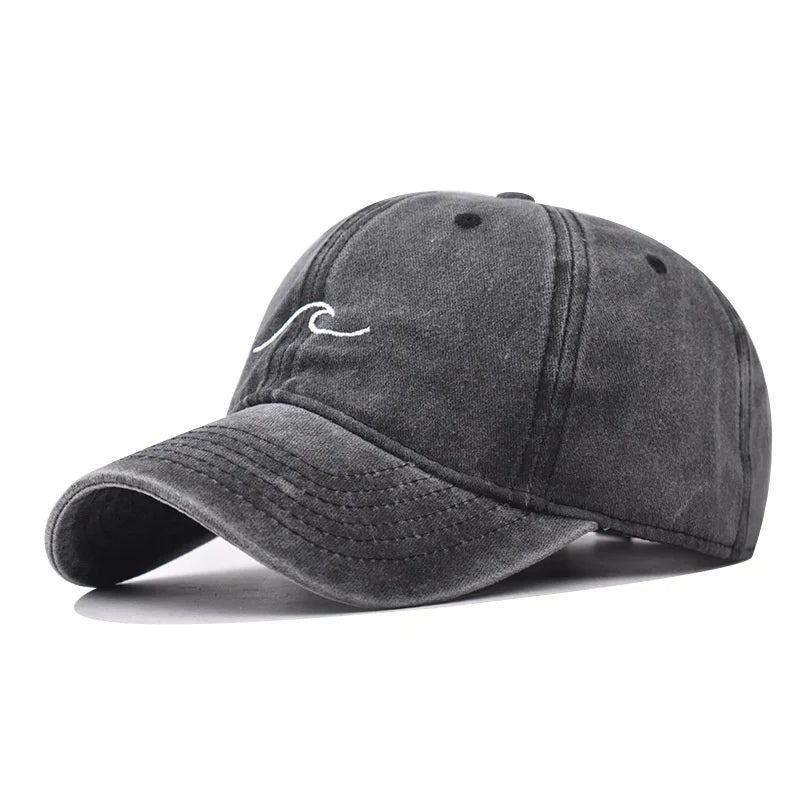 Casquette à motifs vagues