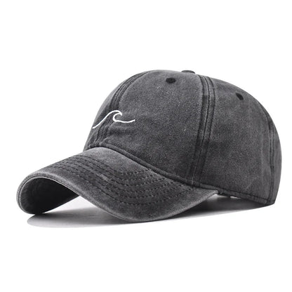 Casquette à motifs vagues