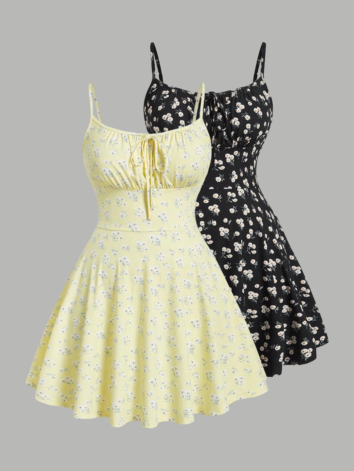 Robe courte légère à lacet