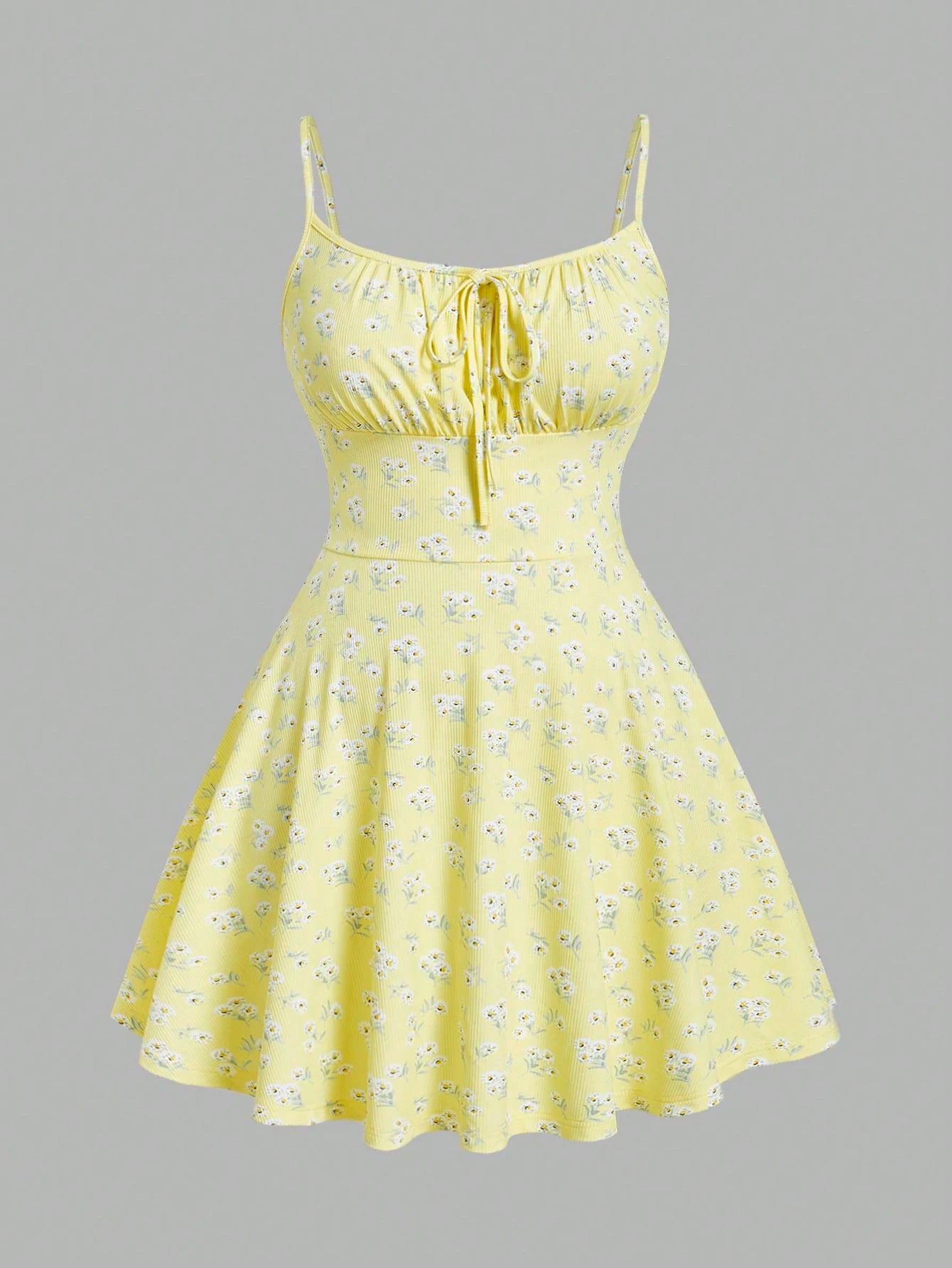 Robe courte légère à lacet