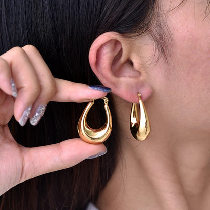 Boucles d'oreilles à forme U