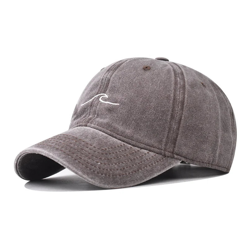 Casquette à motifs vagues