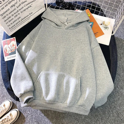 Sweat à capuche simple uni