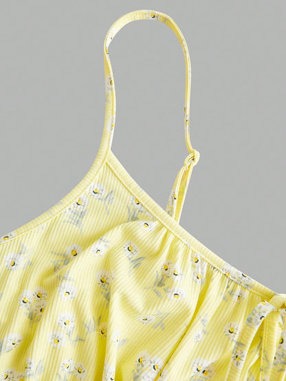 Robe courte légère à lacet