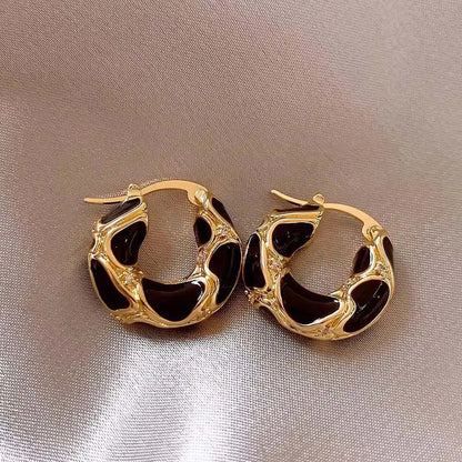 Boucles d'oreilles anneau acrylique