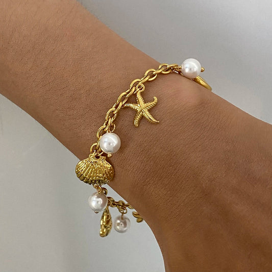 Bracelet à breloques plage