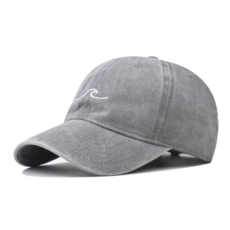 Casquette à motifs vagues