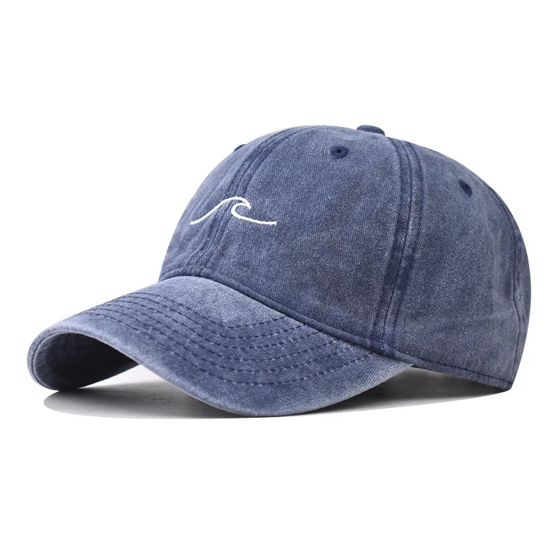 Casquette à motifs vagues