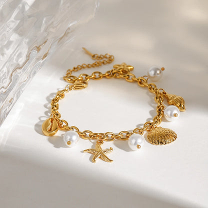 Bracelet à breloques plage