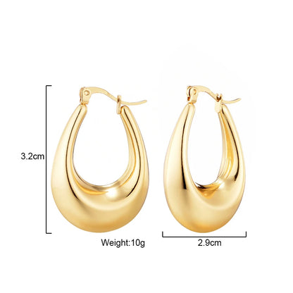 Boucles d'oreilles à forme U