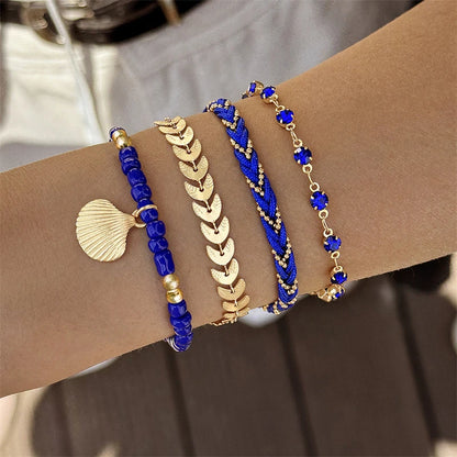 Ensemble de bracelets bohème coquillages
