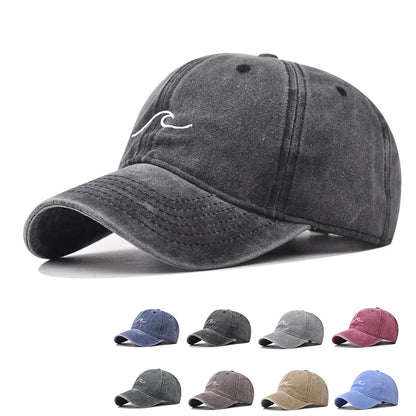 Casquette à motifs vagues