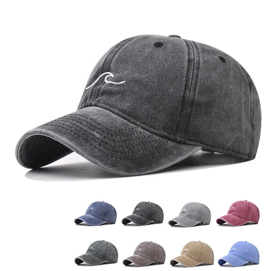 Casquette à motifs vagues