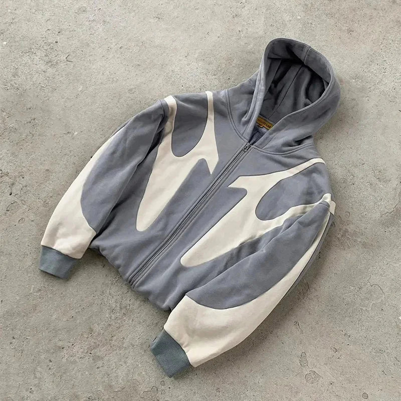 Sweat à capuche retro