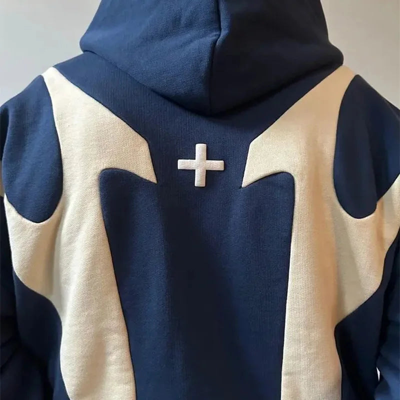 Sweat à capuche retro