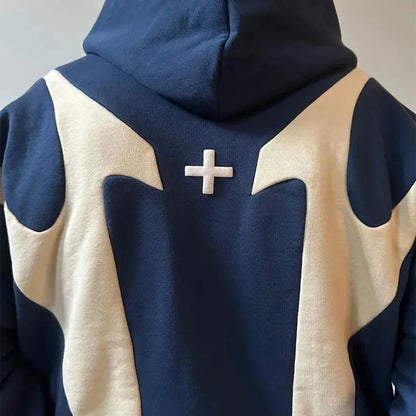 Sweat à capuche retro