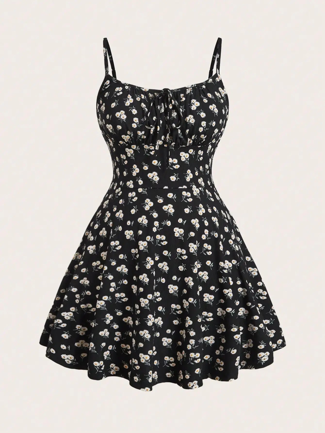 Robe courte légère à lacet