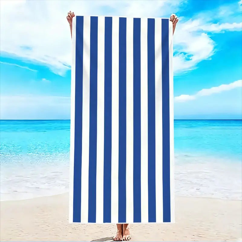 Serviette de plage bariolée