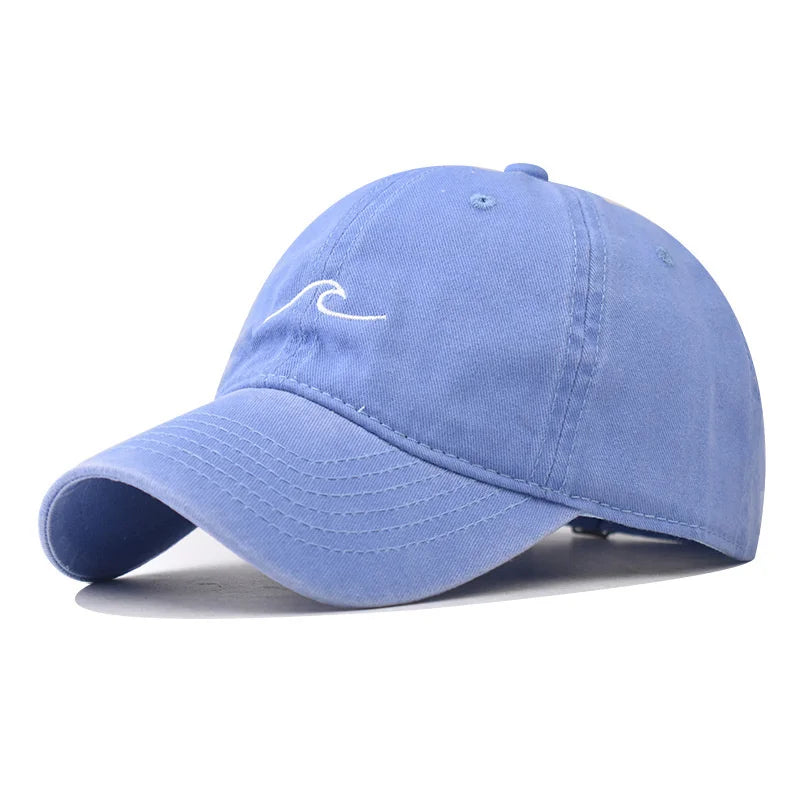Casquette à motifs vagues
