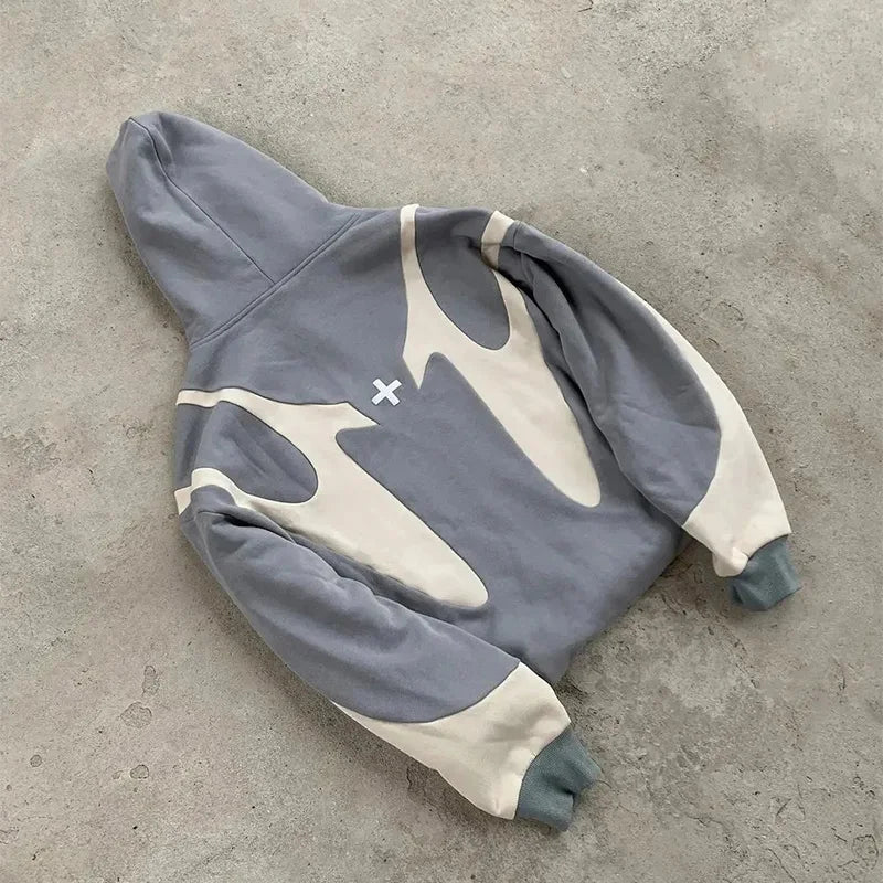 Sweat à capuche retro