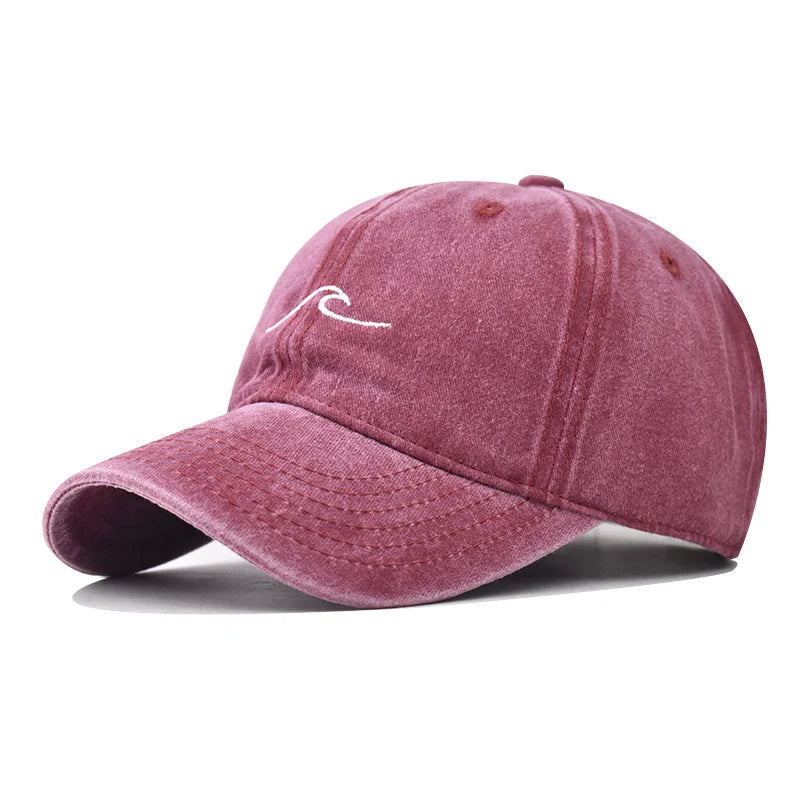Casquette à motifs vagues
